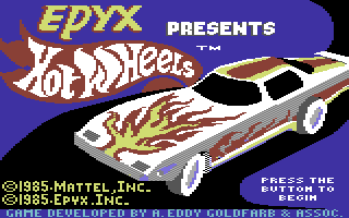 Hot Wheels screenshot 2 for Commodore 64